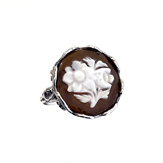 Anello con cammeo sardonico modello 0363