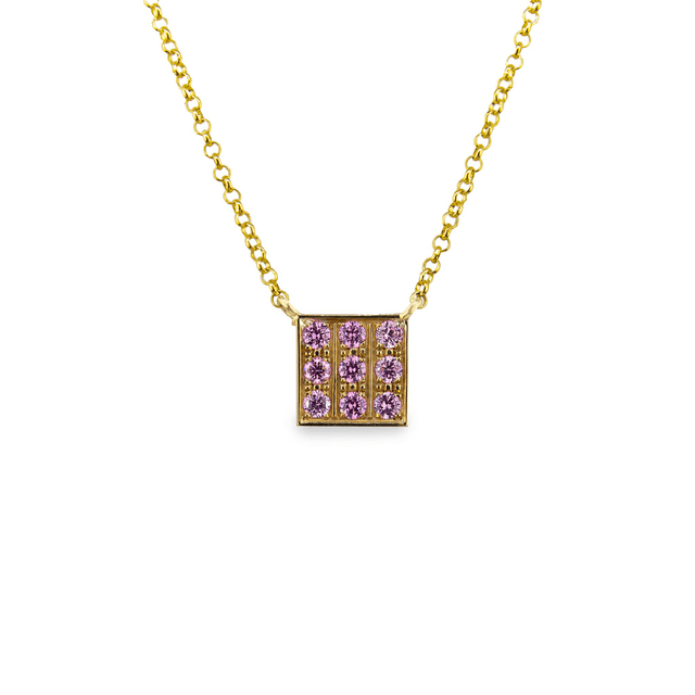 Girocollo collezione carré con zirconi