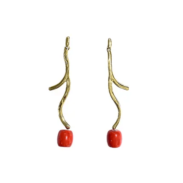 Orecchini collezione Roma con pietra pendente modello 0353