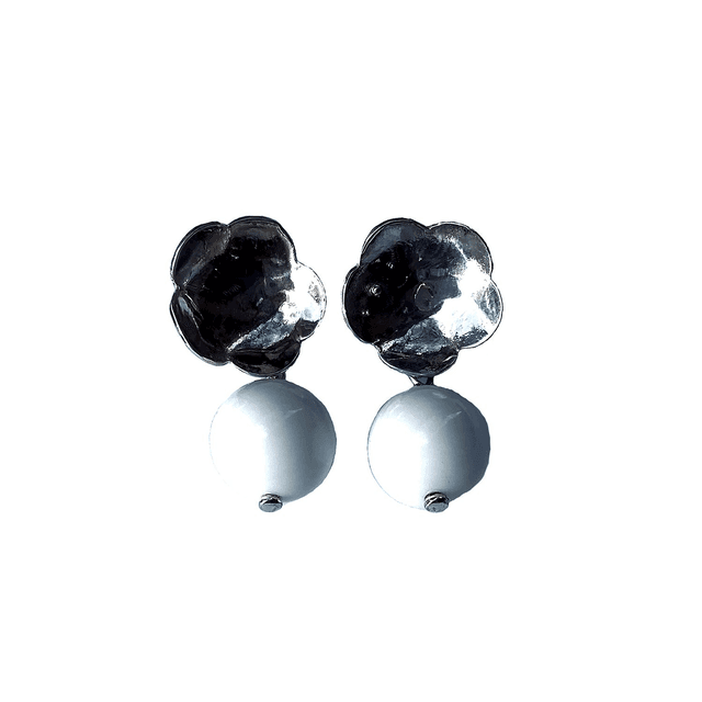 Orecchini collezione Salerno con pietra pendente modello 0339